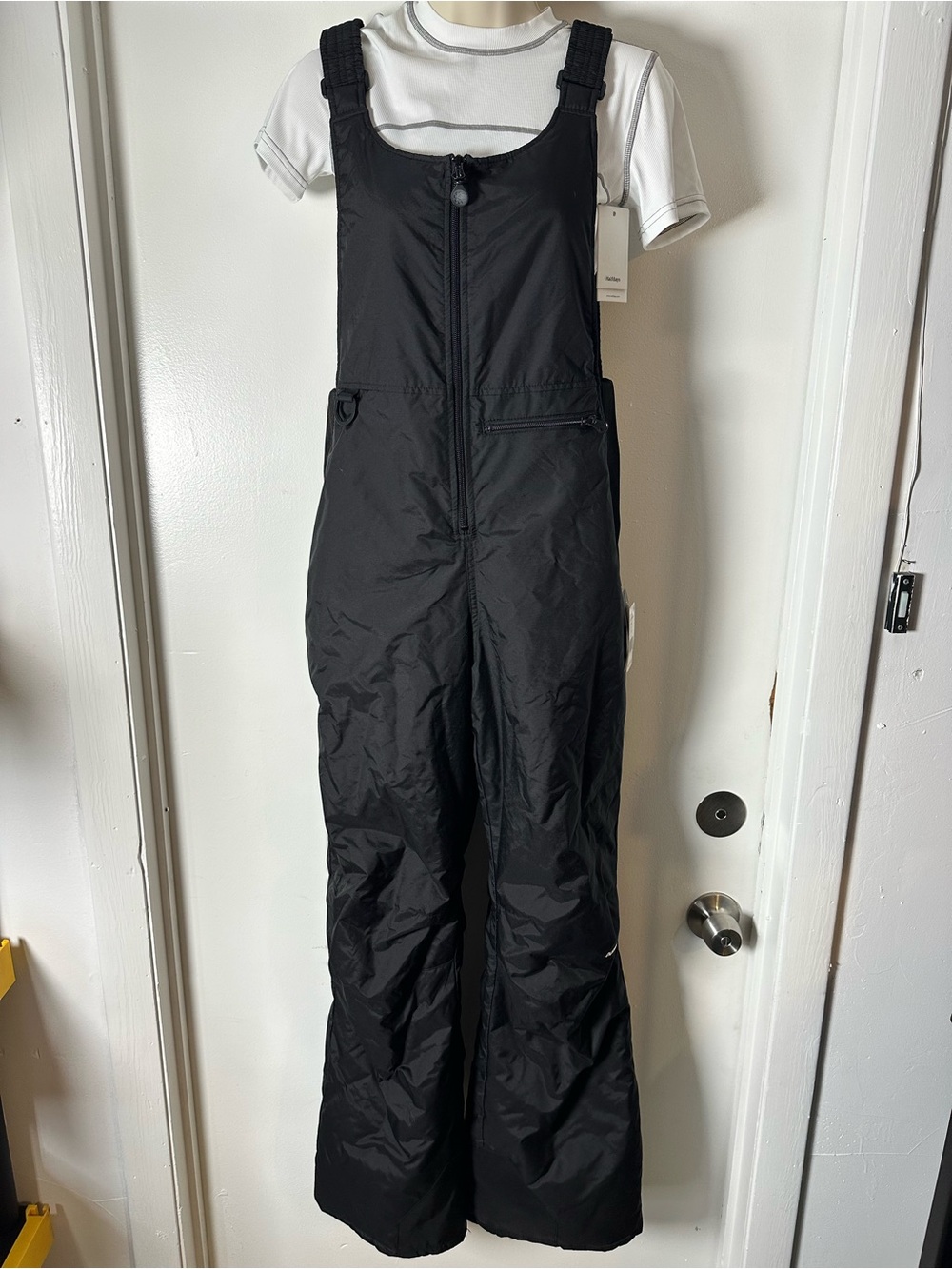 Womens peak snow bib black medium